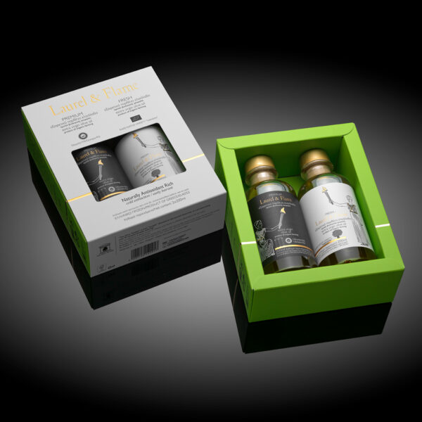Laurel & Flame Fresh and Olympia PGI EVOO Collection 2x200ml