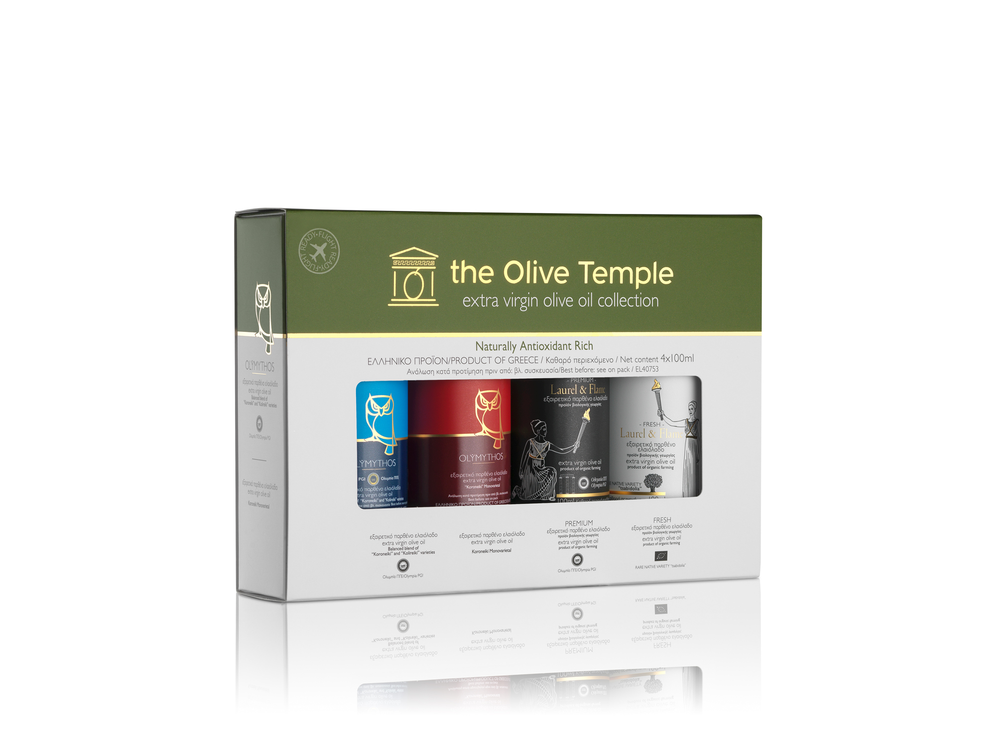 Extra Virgin Olive Oil Collection 4x100ml