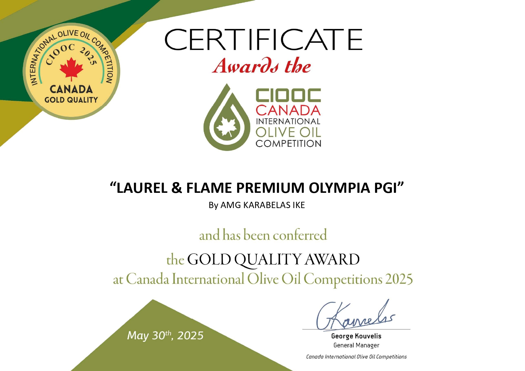 Laurel & Flame Premium Olympia PGI 500ml - Tin - Image 9