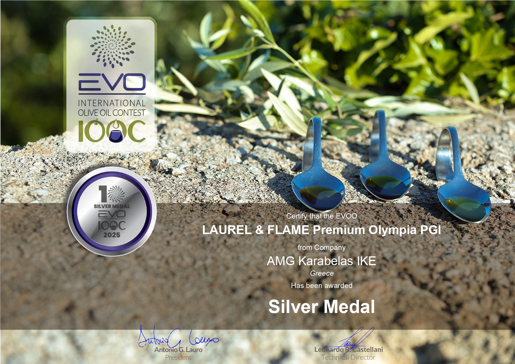 Laurel & Flame Premium Olympia PGI 500ml - Tin - Image 7